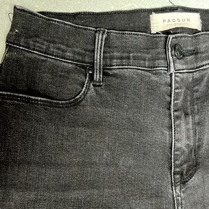☀️ JEANS SALE ☀️ PACSUN 👖 Black Stretch 👖 jeans high rise ankle jegging SIZE 28